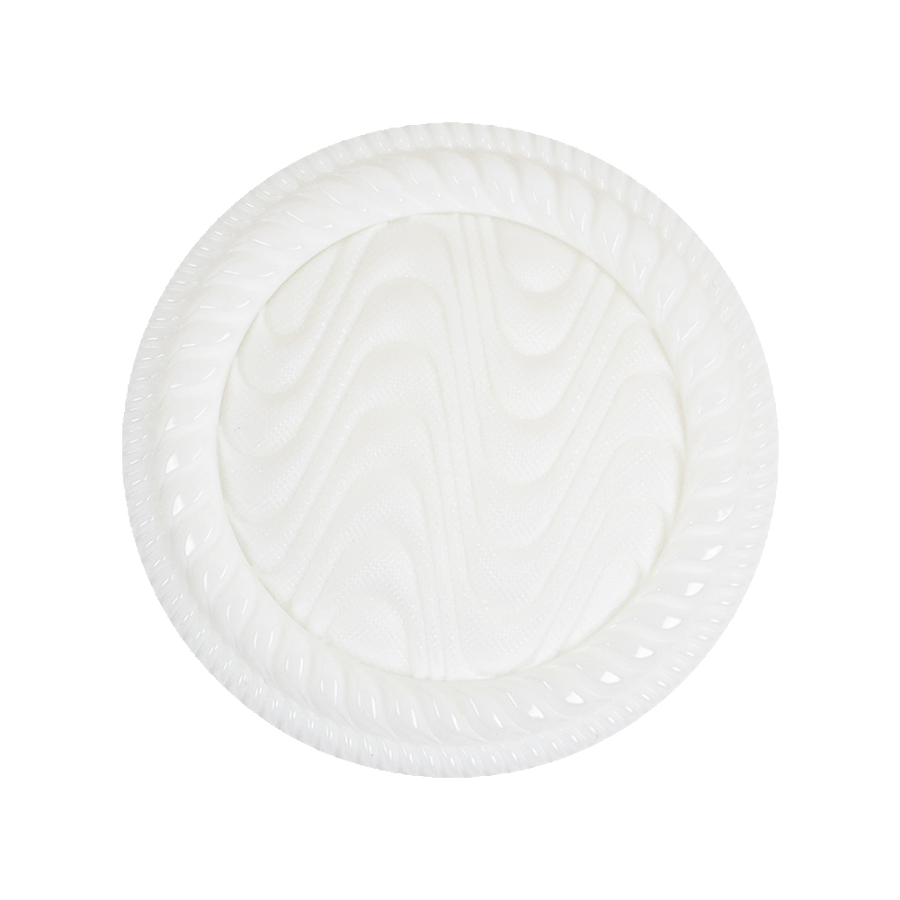 White Waves Rope Rim Shank Back Plastic Button – 44L/28mm White Waves Rope Rim Shank Back Plastic Button – 44L/28mm