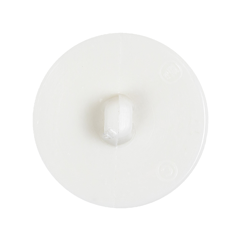 White Square in Circle Etched Shank Back Plastic Button – 44L/28mm White Square in Circle Etched Shank Back Plastic Button – 44L/28mm