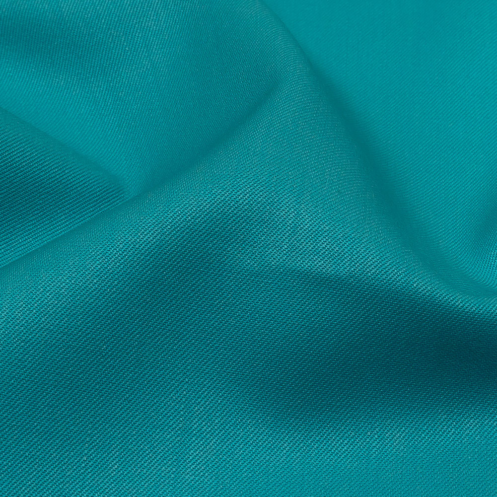 Super 120 Merino Wool Suiting - Peacock Blue - Finn Collection