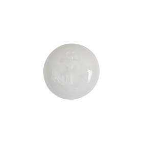 Italian White Anchor Embossed Shank Back Button – 24L/15mm Italian White Anchor Embossed Shank Back Button – 24L/15mm
