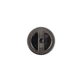 Gunmetal Gray Metallic Screw Head Shank Back Plastic Button – 20L/12.5mm Gunmetal Gray Metallic Screw Head Shank Back Plastic Button – 20L/12.5mm