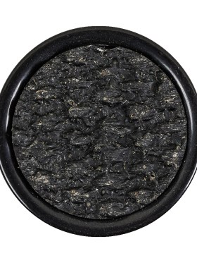 Black Rock Textured Self Back Plastic Button – 54L/34mm Black Rock Textured Self Back Plastic Button – 54L/34mm