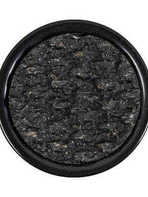 Black Rock Textured Self Back Plastic Button – 54L/34mm Black Rock Textured Self Back Plastic Button – 54L/34mm