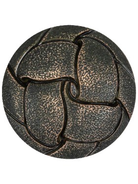 Italian Dusty Olive Knotted Leather-Look Shank Back Plastic Button – 44L/28mm Italian Dusty Olive Knotted Leather-Look Shank Back Plastic Button – 44L/28mm