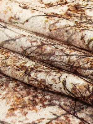 Rayon Challis – Brown Tree Branches – Celestial Canopy Print – Mood Exclusive Serengeti Collection Rayon Challis – Brown Tree Branches – Celestial Canopy Print – Mood Exclusive Serengeti Collection
