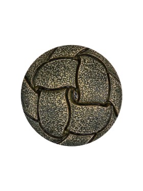Italian Dusty Olive Knotted Leather-Look Shank Back Plastic Button – 36L/23mm Italian Dusty Olive Knotted Leather-Look Shank Back Plastic Button – 36L/23mm