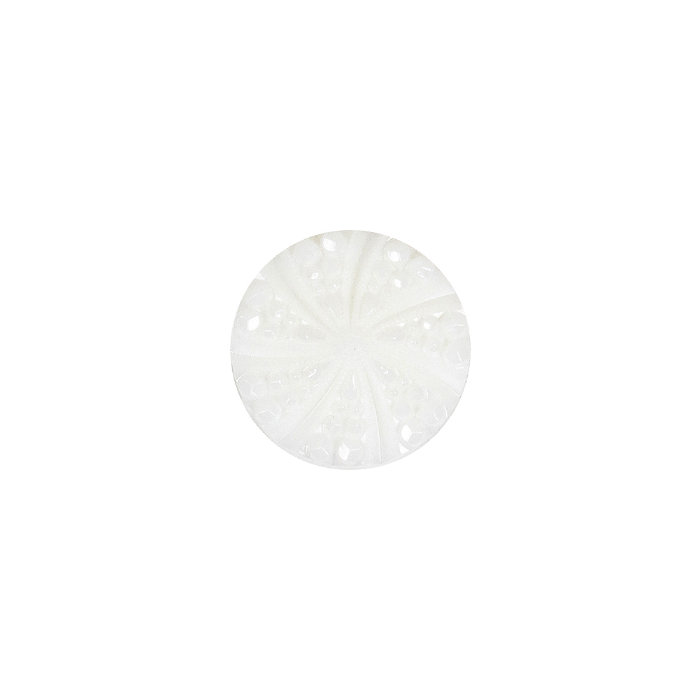 White Bevel Cut Shank Back Plastic Button – 20L/12.5mm White Bevel Cut Shank Back Plastic Button – 20L/12.5mm