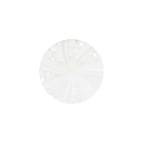 White Bevel Cut Shank Back Plastic Button – 30L/19mm White Bevel Cut Shank Back Plastic Button – 30L/19mm