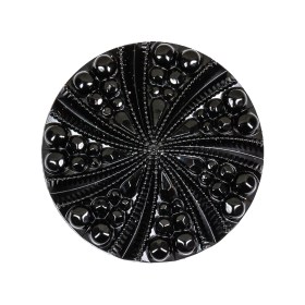 Black Bevel Cut Shank Back Plastic Button – 44L/28mm Black Bevel Cut Shank Back Plastic Button – 44L/28mm