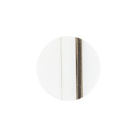Italian Silver and White Dual Striped Plastic Shank Back Button – 32L/20mm Italian Silver and White Dual Striped Plastic Shank Back Button – 32L/20mm