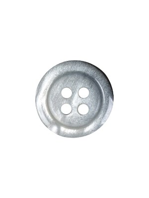 Gray and Black Shimmer Ombre Low Convex 4-Hole Plastic Button – 24L/15mm Gray and Black Shimmer Ombre Low Convex 4-Hole Plastic Button – 24L/15mm