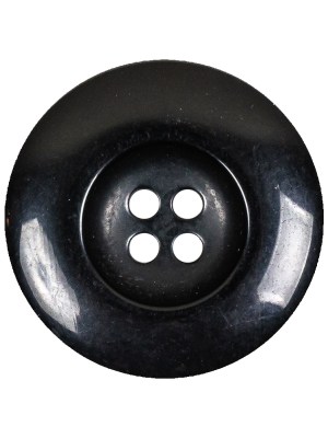 Black 4-Hole Plastic Deepwell Button – 44L/28mm Black 4-Hole Plastic Deepwell Button – 44L/28mm