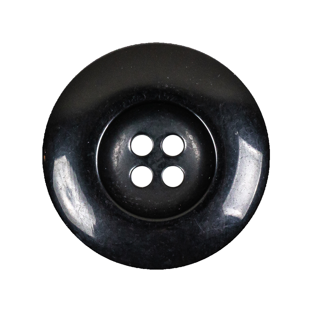 Black 4-Hole Plastic Deepwell Button – 44L/28mm Black 4-Hole Plastic Deepwell Button – 44L/28mm