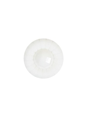 Italian White Faceted Center Floral Molded Shank Back Plastic Button – 20L/12.5mm Italian White Faceted Center Floral Molded Shank Back Plastic Button – 20L/12.5mm