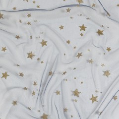 Starry Glitter Tulle – Bright Navy Starry Glitter Tulle – Bright Navy