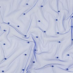 Beaded Tulle – Cobalt – Sylvie Collection Beaded Tulle – Cobalt – Sylvie Collection