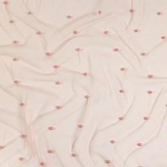 Beaded Tulle – Coral Haze – Sylvie Collection Beaded Tulle – Coral Haze – Sylvie Collection