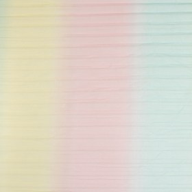 Sea Pink, Yellow and Blue Gradient Stripes Pleated Tulle Sea Pink, Yellow and Blue Gradient Stripes Pleated Tulle