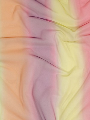 Ombre Stripes Shadow Tulle – Yellow, Green and Pink Ombre Stripes Shadow Tulle – Yellow, Green and Pink