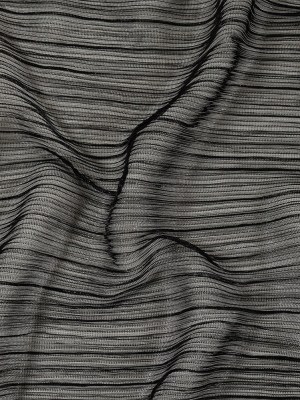 Metallic Stretch Plisse – Black – Natalia Collection Metallic Stretch Plisse – Black – Natalia Collection