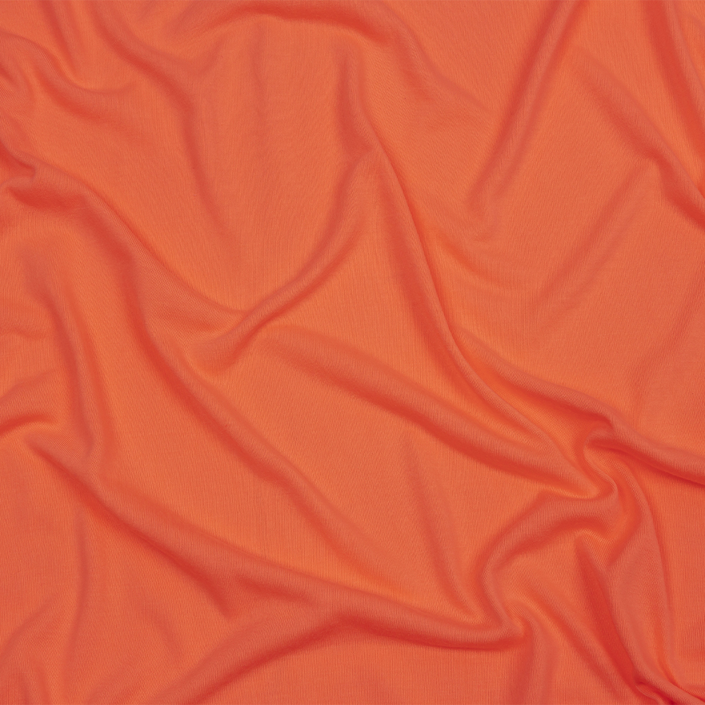 Neon Coral Recycled Polyester Jersey Neon Coral Recycled Polyester Jersey