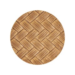 Light Wood Basketweave Shank Back Plastic Button – 44L/28mm Light Wood Basketweave Shank Back Plastic Button – 44L/28mm