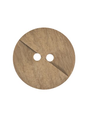 Beige Wood Look Geometric Carved 2-Hole Plastic Button – 36L/23mm Beige Wood Look Geometric Carved 2-Hole Plastic Button – 36L/23mm