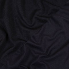 Black and Navy Polyester and Cotton Double Faced Interlock Knit Black and Navy Polyester and Cotton Double Faced Interlock Knit