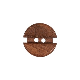 Caramel Coffee Bean 2-Hole Carved Wood Button – 28L/18mm Caramel Coffee Bean 2-Hole Carved Wood Button – 28L/18mm