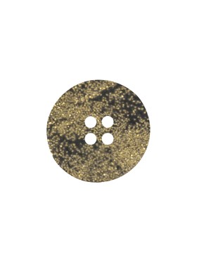 Black and Gold Glitter 4-Hole Plastic Button – 24L/15mm Black and Gold Glitter 4-Hole Plastic Button – 24L/15mm