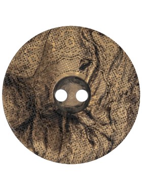 Italian Brown and Tan Wood-Look Lacy Textured Wide Rim 2-Hole Plastic Button – 44L/28mm Italian Brown and Tan Wood-Look Lacy Textured Wide Rim 2-Hole Plastic Button – 44L/28mm