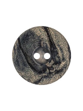 Italian Meteorite and Gold Swirled Lacy Textured Wide Rim 2-Hole Plastic Button – 36L/23mm Italian Meteorite and Gold Swirled Lacy Textured Wide Rim 2-Hole Plastic Button – 36L/23mm