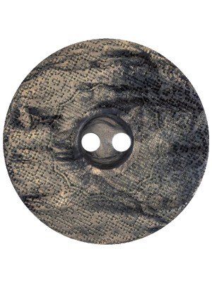 Italian Meteorite and Gold Swirled Lacy Textured Wide Rim 2-Hole Plastic Button – 44L/28mm Italian Meteorite and Gold Swirled Lacy Textured Wide Rim 2-Hole Plastic Button – 44L/28mm