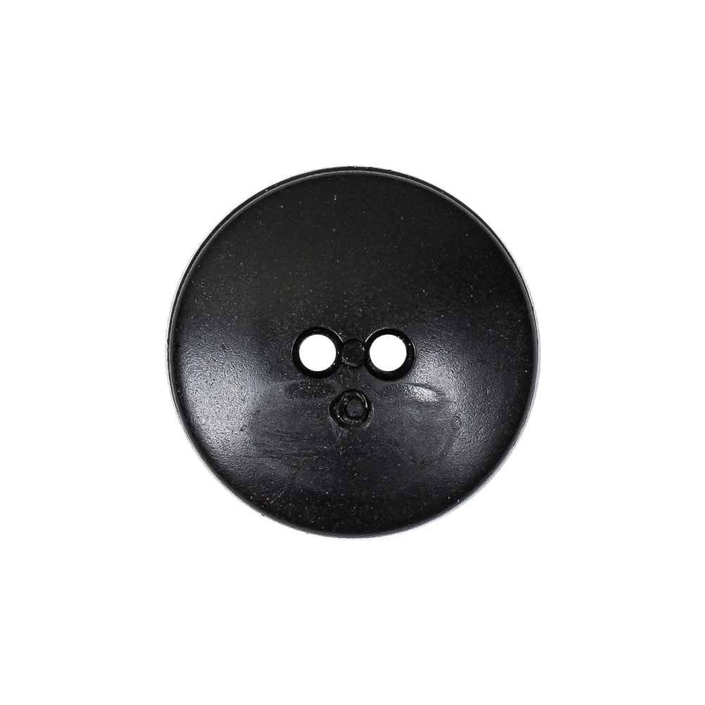 Cool Gray and Black Enamel-Look 2-Hole Plastic Dish Button – 36L/23mm Cool Gray and Black Enamel-Look 2-Hole Plastic Dish Button – 36L/23mm