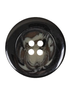 Black, Stone Gray and Beige Translucent Swirls 4-Hole Plastic Button – 40L/25.5mm Black, Stone Gray and Beige Translucent Swirls 4-Hole Plastic Button – 40L/25.5mm