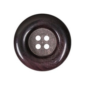 Port Royale Chunky Rolled Rim 4-Hole Plastic Button – 42L/27mm Port Royale Chunky Rolled Rim 4-Hole Plastic Button – 42L/27mm