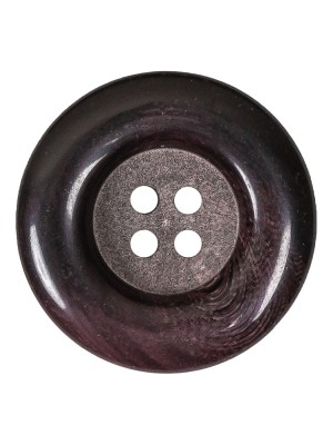 Port Royale Chunky Rolled Rim 4-Hole Plastic Button – 42L/27mm Port Royale Chunky Rolled Rim 4-Hole Plastic Button – 42L/27mm