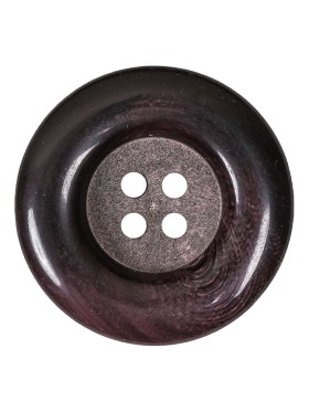 Port Royale Chunky Rolled Rim 4-Hole Plastic Button – 42L/27mm Port Royale Chunky Rolled Rim 4-Hole Plastic Button – 42L/27mm