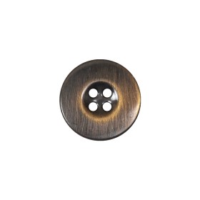 Antique Brass Metal 4-Hole Button – 24L/15mm Antique Brass Metal 4-Hole Button – 24L/15mm