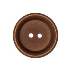 Clay Deep Well 2-Hole Plastic Button – 40L/25.5mm Clay Deep Well 2-Hole Plastic Button – 40L/25.5mm