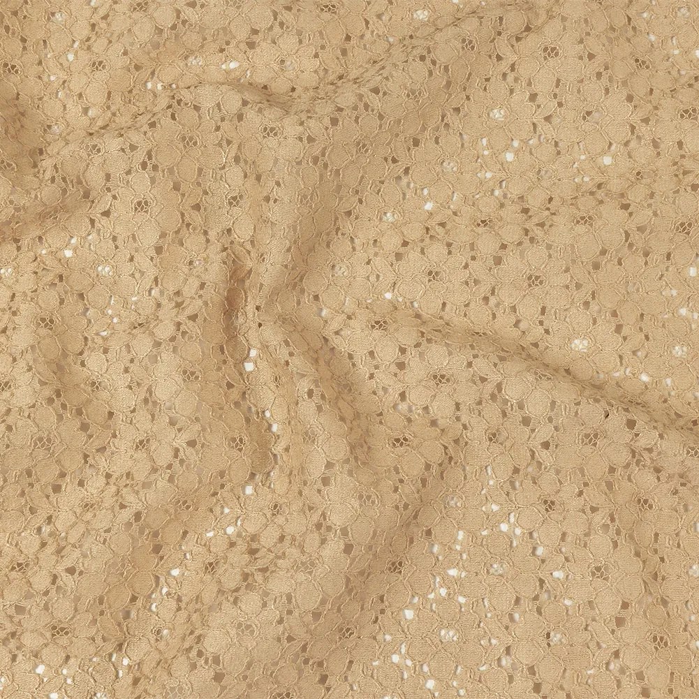 Metallic Gold and Beige Floral Corded Lace Metallic Gold and Beige Floral Corded Lace