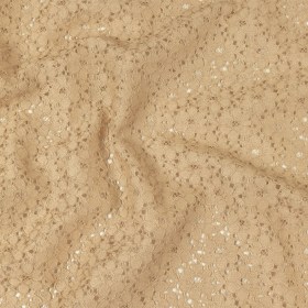 Metallic Gold and Beige Floral Corded Lace Metallic Gold and Beige Floral Corded Lace