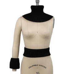 Alta Black Chunky 2×2 Rib Knit Sweater Trim Bundle – 3pc Alta Black Chunky 2×2 Rib Knit Sweater Trim Bundle – 3pc