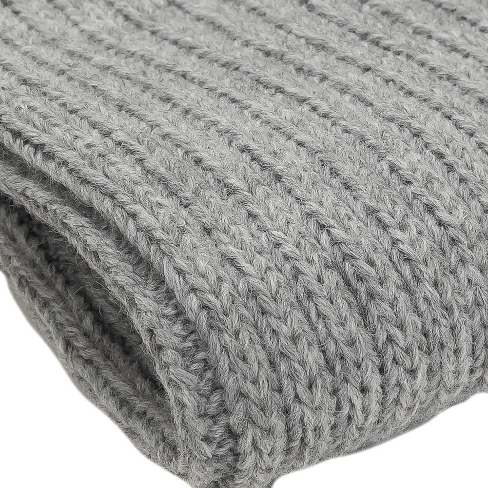 Alta Silver Gray Chunky 2x2 Rib Knit Sweater Trim Bundle - 3pc