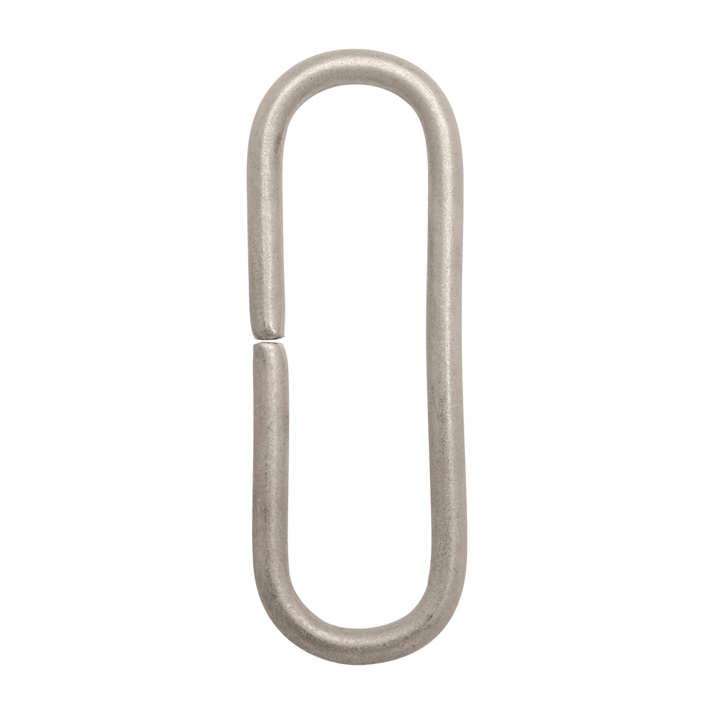 Matte Silver Metal Long Oval Ring – 0.75″ x 2.25″ Matte Silver Metal Long Oval Ring – 0.75″ x 2.25″