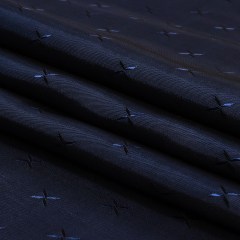 Xs Jacquard Lining – Black and Navy Bi-Color Xs Jacquard Lining – Black and Navy Bi-Color