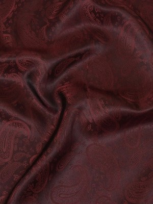 Maroon Paisley Jacquard Lining Maroon Paisley Jacquard Lining
