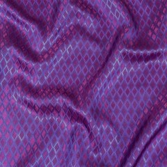 Magenta and Blue Bi-Color Diamonds Jacquard Lining Magenta and Blue Bi-Color Diamonds Jacquard Lining
