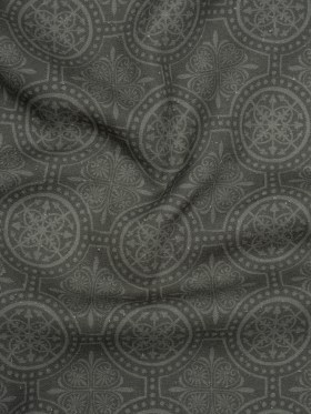 Linen and Rayon Woven Print – Gray Medallions – Mood Exclusive Gawain’s Glory Linen and Rayon Woven Print – Gray Medallions – Mood Exclusive Gawain’s Glory
