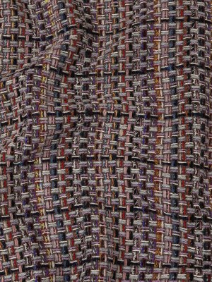 Gray, Navy and Multicolor Tweedy Plaid Blended Wool Woven Gray, Navy and Multicolor Tweedy Plaid Blended Wool Woven